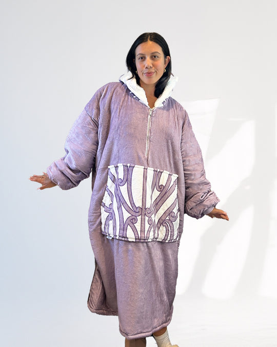 EXTRA LONG ADULT BLANKET HOODIE - WAIPOROPORO
