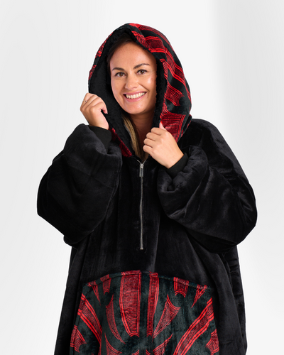 ADULT BLANKET HOODIE - MANGU