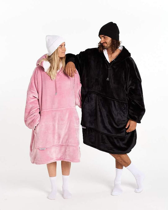 ADULTS BLANKET HOODIE - PINK - NZ Lycanhoodies