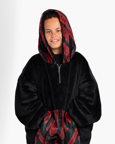 KIDS BLANKET HOODIE - MANGU