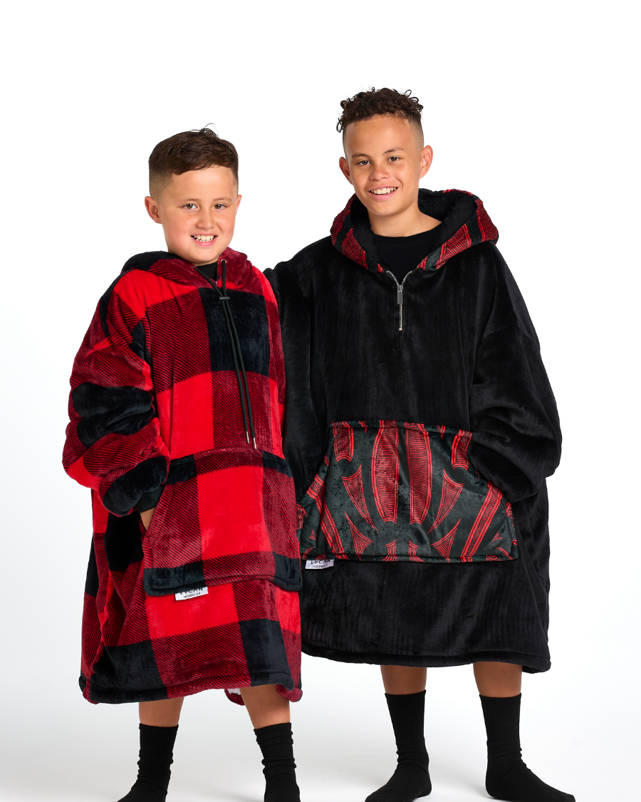 KIDS BLANKET HOODIE - MANGU