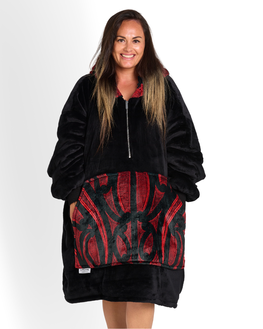 ADULT BLANKET HOODIE - MANGU