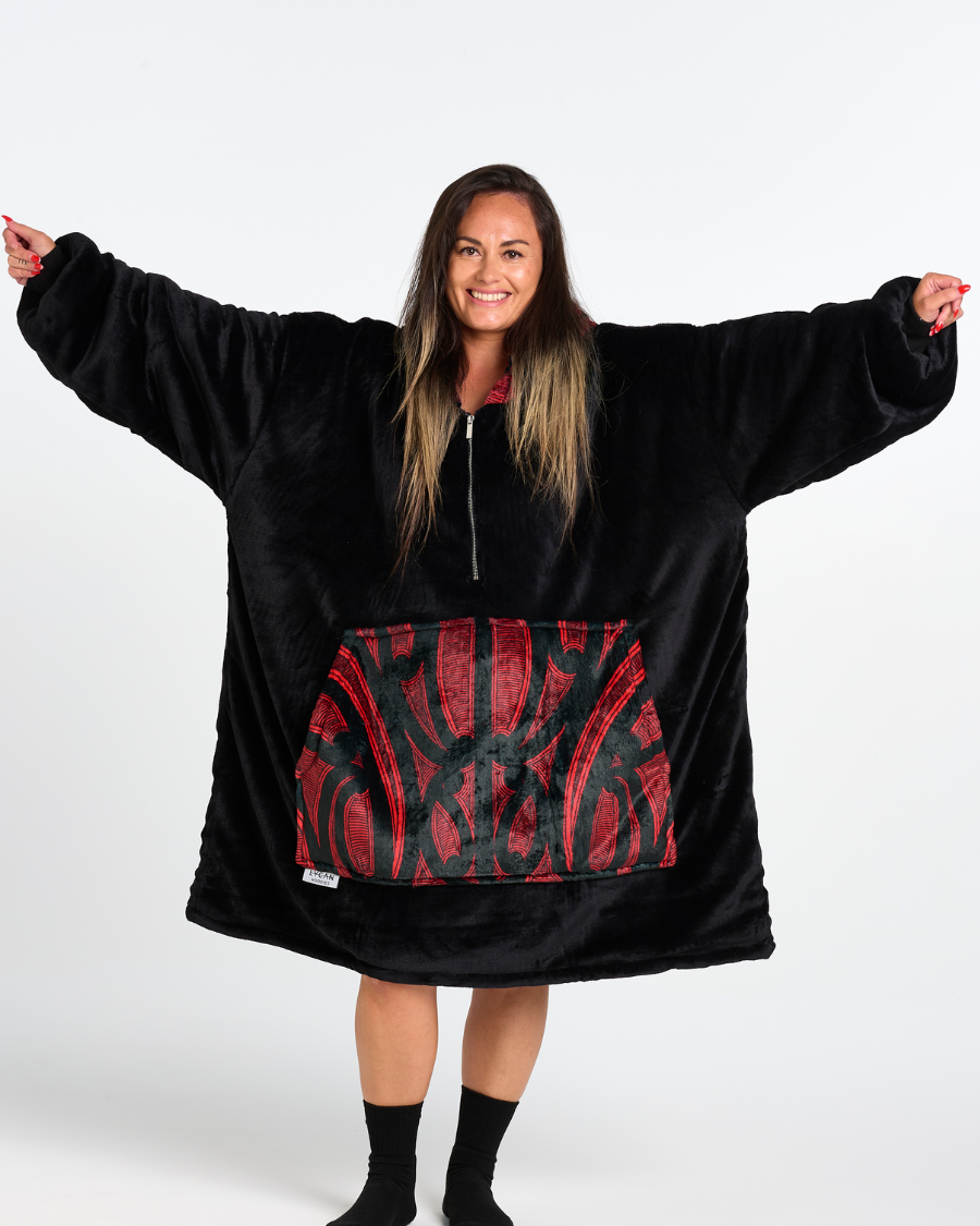 ADULT BLANKET HOODIE - MANGU